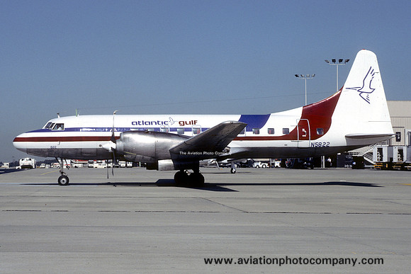 Atlantic Gulf Convair 580 N5822 (1984)