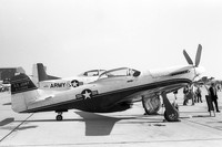 US Army North American P-51D Mustang 44-72990 at Edwards AFB (1974)
