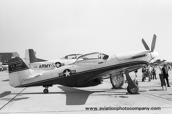 US Army North American P-51D Mustang 44-72990 at Edwards AFB (1974)