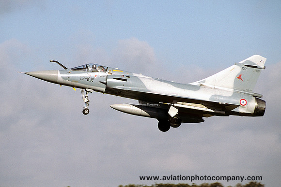 French Air Force EC2/12 Dassault Mirage 2000C 102/12-KR at RAF Waddington (2004)