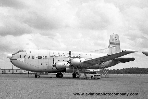 USAF Georgia ANG Douglas C-124C Globemaster 52-1072 displayed at Florence, SC (1983)