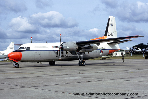 Dutch Air Force 334 Squadron Fokker F-27-300M Troopship C-10 (1974)