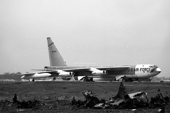 US Air Force Boeing B-52D 55-0061