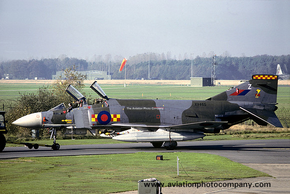 RAF 92 Squadron McDonnell F-4M Phantom FGR.2 XV465/Z at RAF Wildenrath