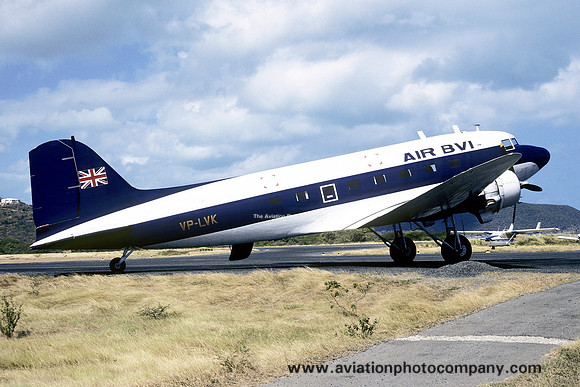 Air BVI Douglas C-47-DL VP-LVK (1979)