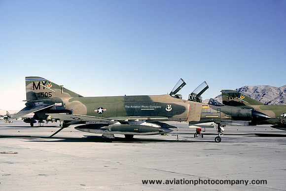 USAF 347 TFW 70 TFS McDonnell F-4E Phantom 68-0505/MY (1980)