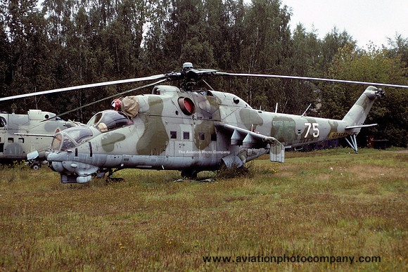Russian Air Force Mil Mi-24 Hind 75 white