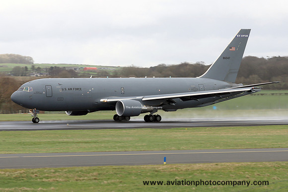USAF New Hampshire ANG 133 ARS Boeing KC-46A Pegasus 18-46047 at Prestwick (2023)