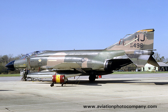 USAF New Jersey ANG 141 TFS McDonnell F-4D Phantom 66-7496/NJ (1982)