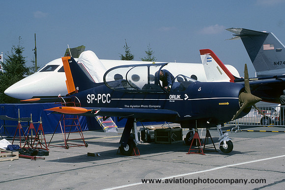 PZL130T Orlik SP-PCC at the Paris Air Show (1985)