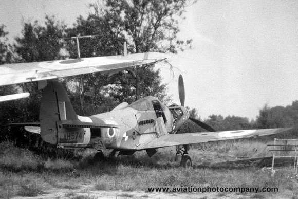 RAF Bell Aircobra AH574 dumped at Farnborough