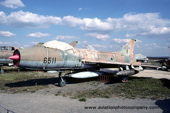 Czech Air Force Sukhoi Su-7BKL 6511 at Vyskov (2003)