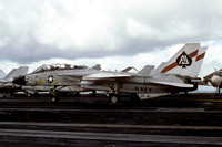 US Navy VF-41 Grumman F-14A Tomcat 160381/AJ-101 on board USS Nimitz (1978)