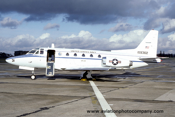 US Navy VR-24 North American CT-39G Sabreliner 159362/31 (1986)