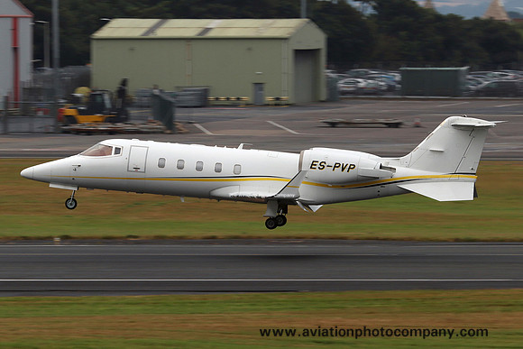 Panaviatic Ltd Learjet 60 ES-PVP at Prestwick (2022)