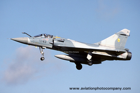 French Air Force EC2/12 Dassault Mirage 2000C 117/12-KQ at RAF Waddington (2004)
