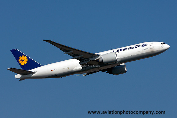 Lufthansa Cargo Boeing 777-200F D-ALFA at Frankfurt (2014)