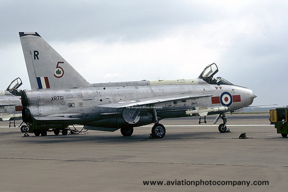 RAF 5 Squadron English Electric Lightning F.3 XR751/R (1974)