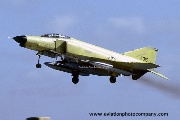USAF McDonnell F-4E Phantom 67-0315 at Keflavik (1981)