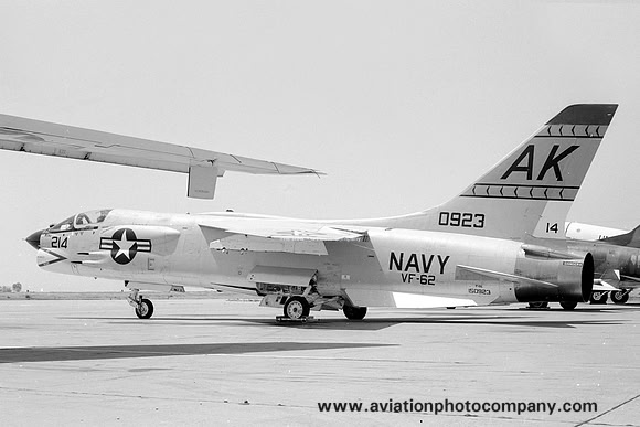 US Navy VF-62 Chance F-8E Crusader 150923/AK-214 (1966)