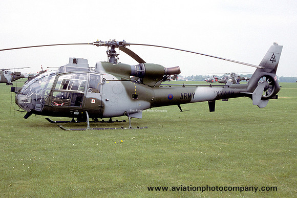 AAC 657 Squadron Westland Gazelle AH.1 XX449 at Middle Wallop (1994)