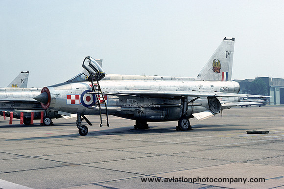 RAF 56 Squadron English Electric Lightning F.6 XS922/P (1976)