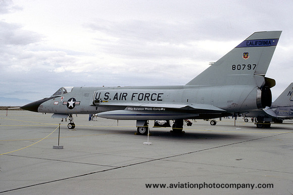 USAF California ANG 194 FIS Convair F-106A 58-0797 (1982)