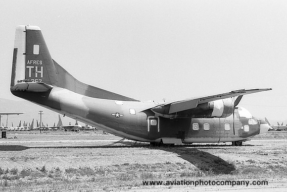 USAF Fairchild C-123B Provider 56-4357/TH at MASDC Davis Monthan (1978)
