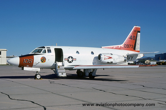 US Navy VT-86 North American T-39D Sabreliner 150973/4B-106 (1975)