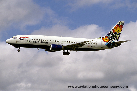 British Airways Boeing 737-400 G-DOCE (1998)