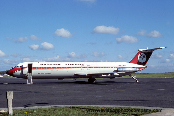 Dan Air London BAC-111 G-AXYD (1977)