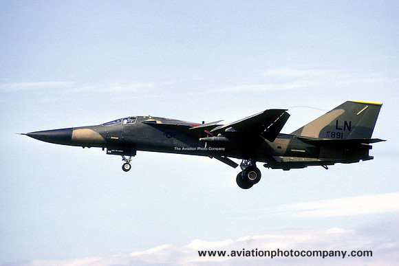 USAF 48 TFW 493 TFS General Dynamics F-111F Aardvark 71-0891/LN (1985)