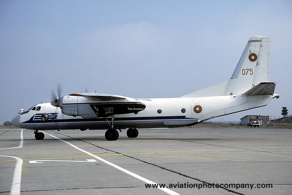 Bulgarian Air Force Antonov An-26 075 (1995)