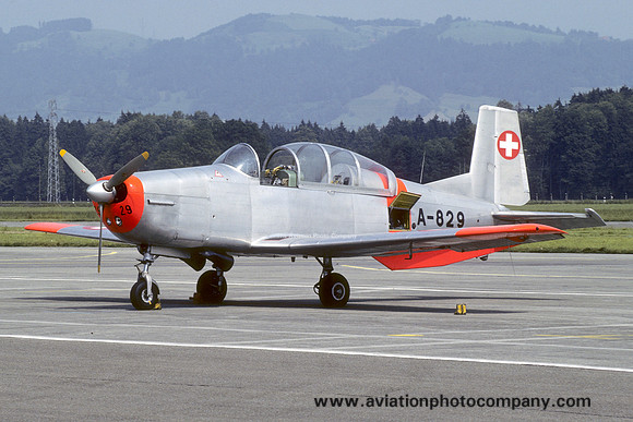 Swiss Air Force Pilatus P-3 A-829 (1989)