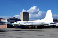 AMAZ Agence et Messageries Aeriennes du Zaire Bristol Britannia 253 G-BEPX at Luton (1977)