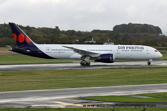 Air Premia Boeing 787-9 VP-CVD at Prestwick (2024)