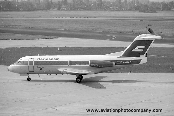 Germanair Fokker F-28-1000 Fellowship D-AGAC (1975)