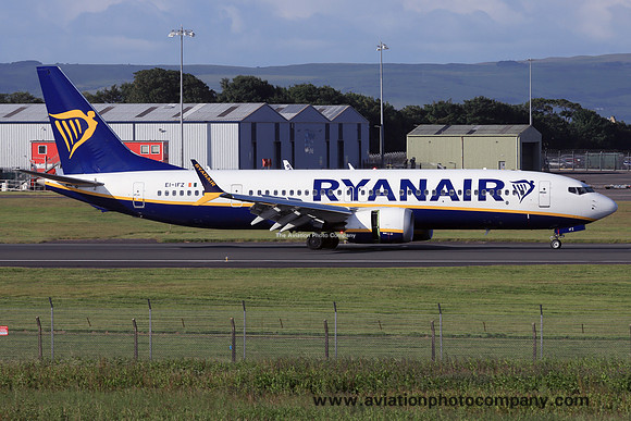 Ryanair Boeing 737-8 EI-IFZ at Prestwick (2024)
