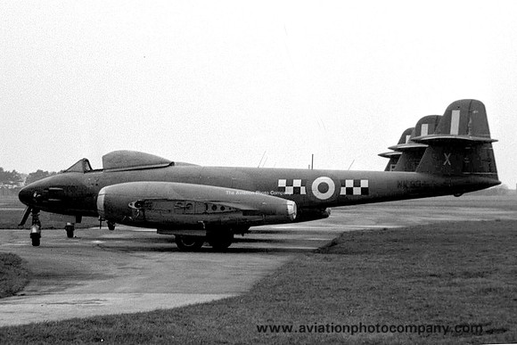 RAF ex 43 Squadron Gloster Meteor F.8 WK994/X (1959)