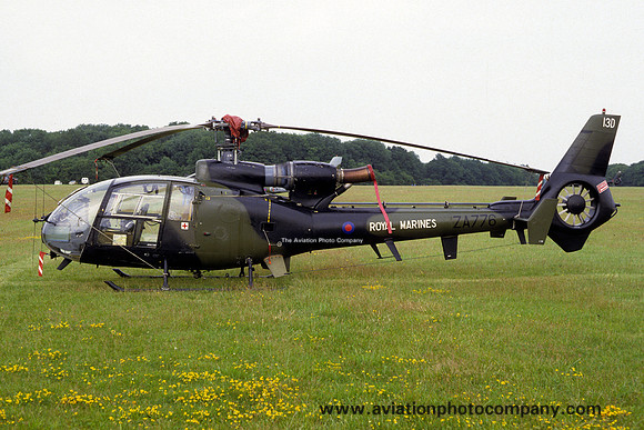 Royal Marines 3 CBAS Westland Gazelle AH.1 ZA776/13D (1986)