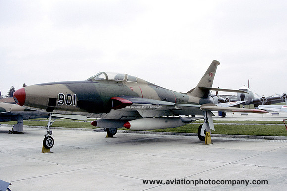 Turkish Air Force Republic RF-84F 11901 at the Turkish Air Force Museum