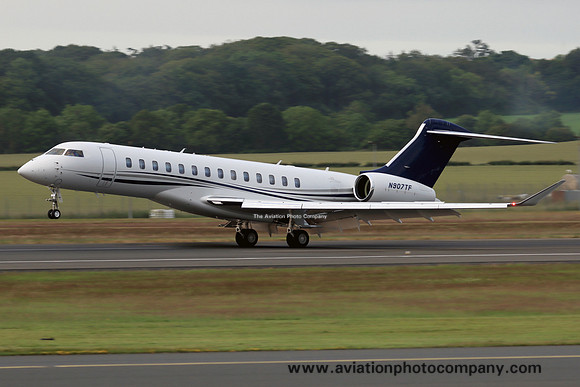 Tyson Foods Inc Bombardier Global 7500 N907TF at Prestwick (2024)