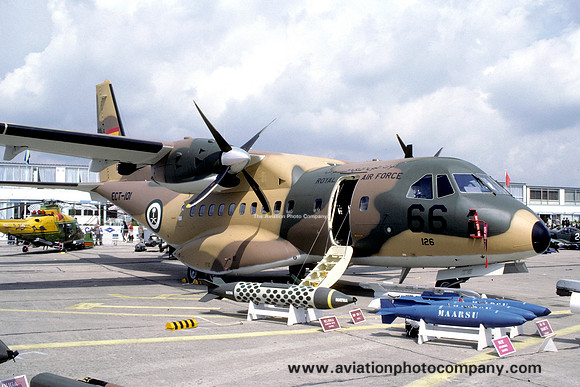 Royal Saudi Air Force CASA CN.235M 126/ECT-101 at the Paris Air Show (1987)