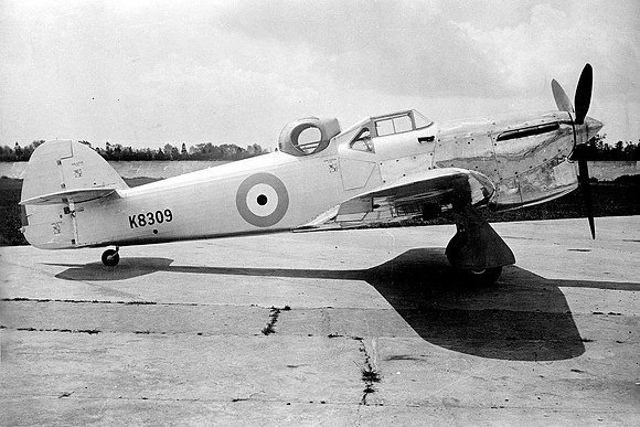 RAF Hawker Hotspur K8309