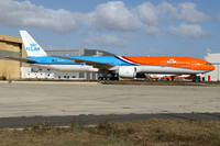 KLM Boeing 777-306(ER) PH-BVA at Malta Luqa (2023)