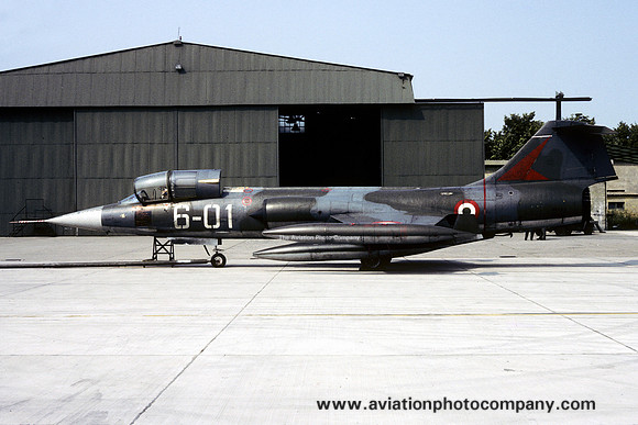 Italian Air Force 6 Stormo Lockheed/FIAT F-104G Starfighter MM6511/6-01 (1982)