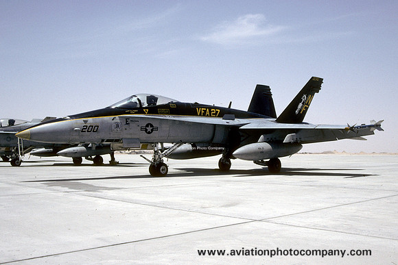 US Navy VFA-27 McDonnell Douglas F/A-18C Hornet 164045/NF-200 (1999)