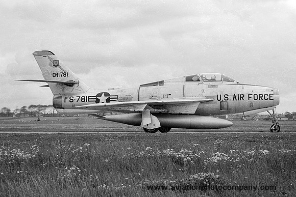USAF TAC Republic F-84F Thunderstreak 51-1781