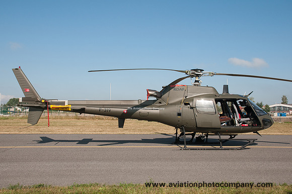 Danish Air Force Esk 724 Aerospatiale AS.550C2 P-319 at the Radom Airshow (2013)