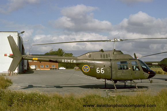 Swedish Army Bell 206 Jet Ranger 6266 (1976)